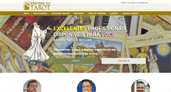 Desktop Screenshot of mestresdotarot.com.br